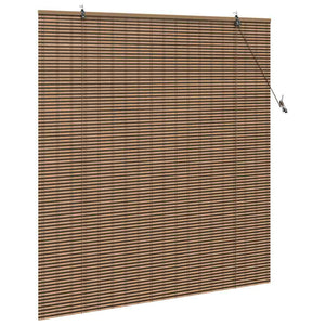 Tenda per Finestra con tende Marrone 140 x 160 cm Bambù 42006922