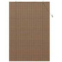 Tenda per Finestra con tende Marrone 140 x 220 cm Bambù 42006923