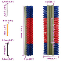 Spazzole per Bestiame  da Muro 20x9x50 cm 42006831