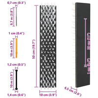 Spazzole per Bovini  da Muro 50x10x6.5 cm 42006833