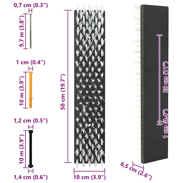 Spazzole per Bovini  da Muro 50x10x6.5 cm 42006833