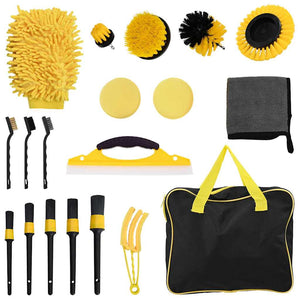 Set di Spazzole per Pulizia Auto 19 pcs Multi Colore na 42006841