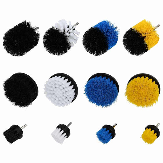 vidaXL Set di Spazzole per Pulizia Morbide e Dure 12 pcs 12 pcs