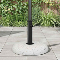 Base per ombrellone  in cemento bianco da 20 kg per pali da 37/42/52/58 mm. 42007321