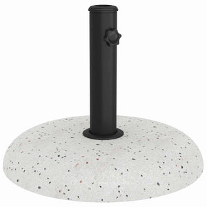 Base per ombrellone  in cemento bianco da 20 kg per pali da 37/42/52/58 mm. 42007321