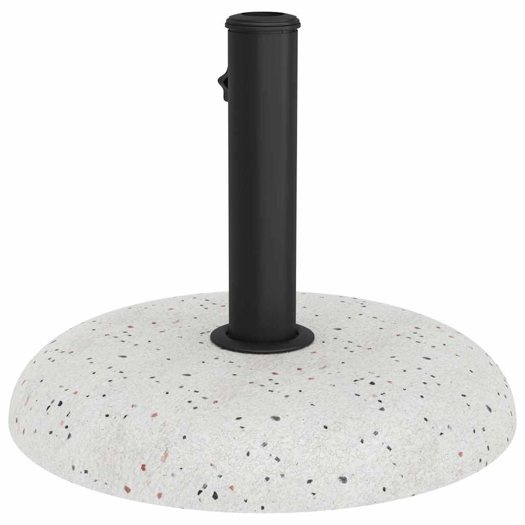 Base per ombrellone  in cemento bianco da 20 kg per pali da 37/42/52/58 mm. 42007321