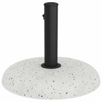 Base per ombrellone  in cemento bianco da 20 kg per pali da 37/42/52/58 mm. 42007321