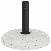 Base per ombrellone  in cemento bianco da 20 kg per pali da 37/42/52/58 mm. 42007321