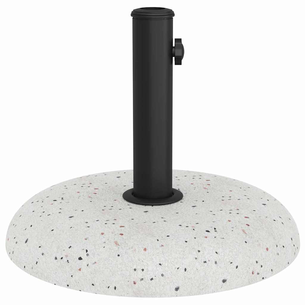 Base per ombrellone  in cemento bianco da 20 kg per pali da 37/42/52/58 mm. 42007321