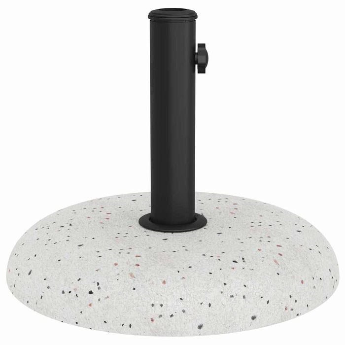 Base per ombrellone  in cemento bianco da 20 kg per pali da 37/42/52/58 mm. 42007321