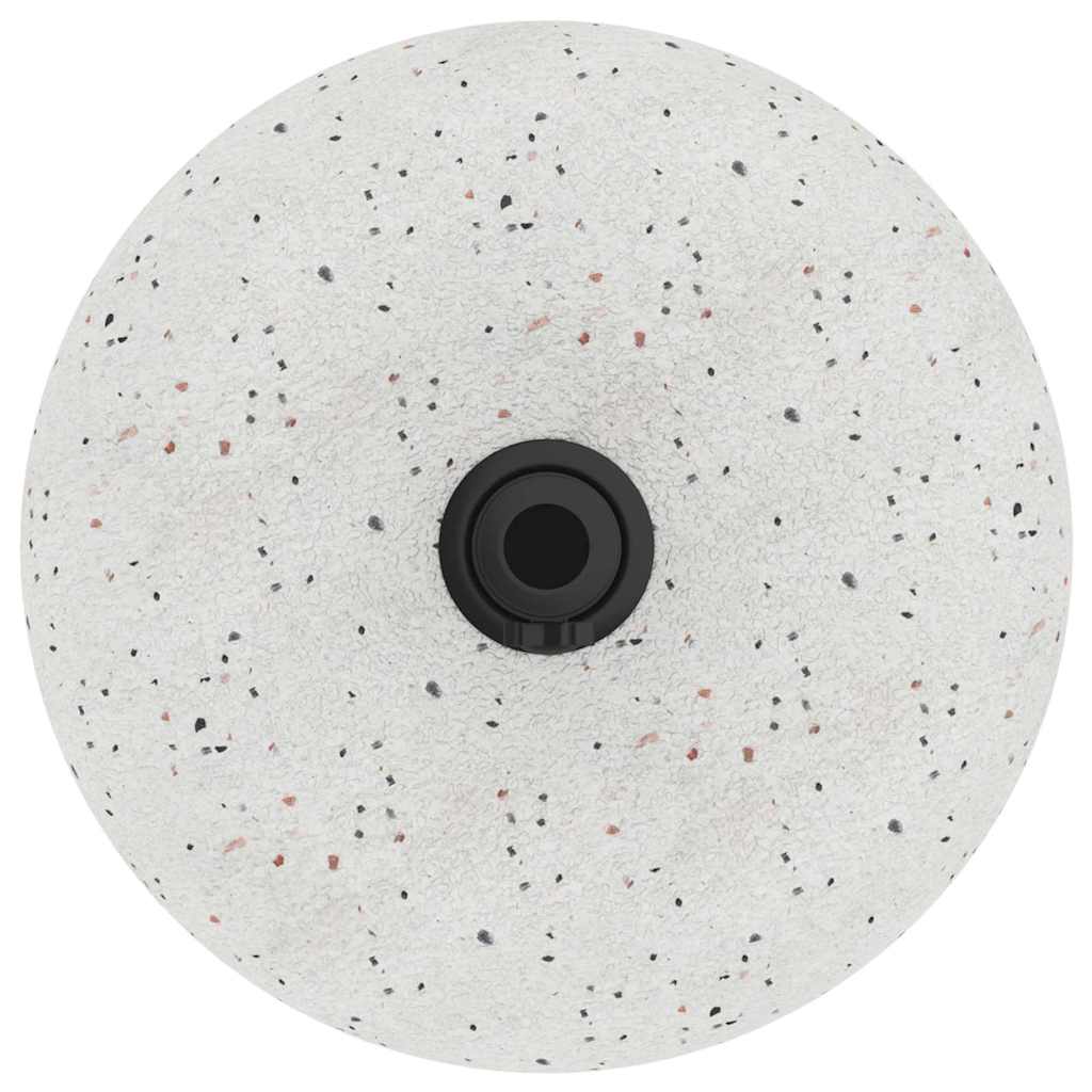 Base per ombrellone  in cemento bianco da 20 kg per pali da 37/42/52/58 mm. 42007321