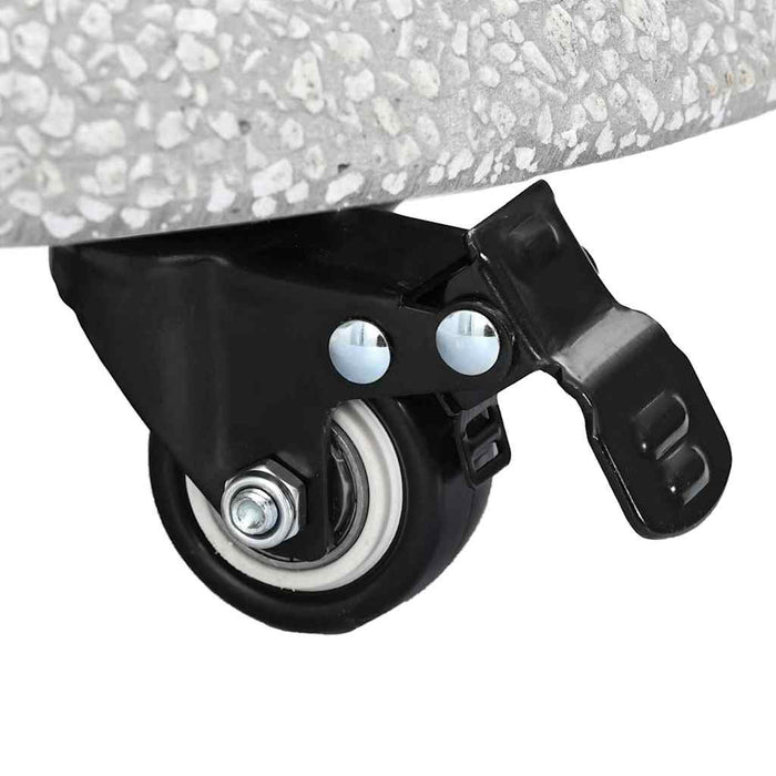 Base per ombrellone Grigio chiaro, Nero 45 x 45 x 40 cm 42007324