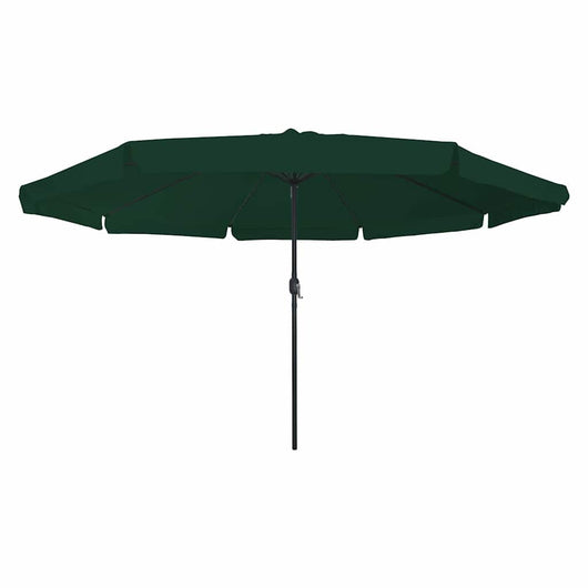 Ombrello da giardino Verde e Nero 395 x 395 x 245 cm 42003637