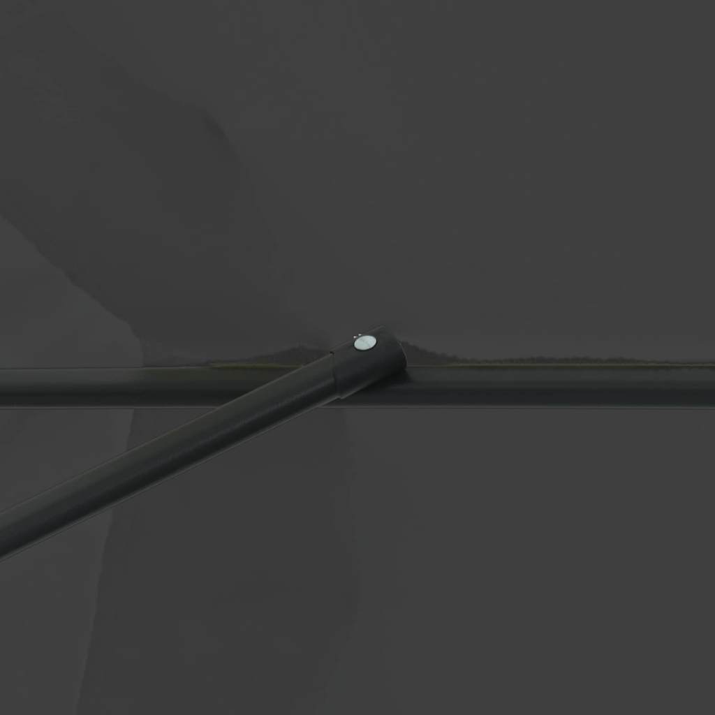 Ombrello da giardino Antracite e Nero 395 x 395 x 245 cm 42003638