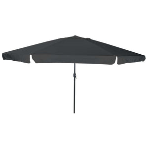 Ombrello da giardino Antracite e Nero 395 x 395 x 245 cm 42003638