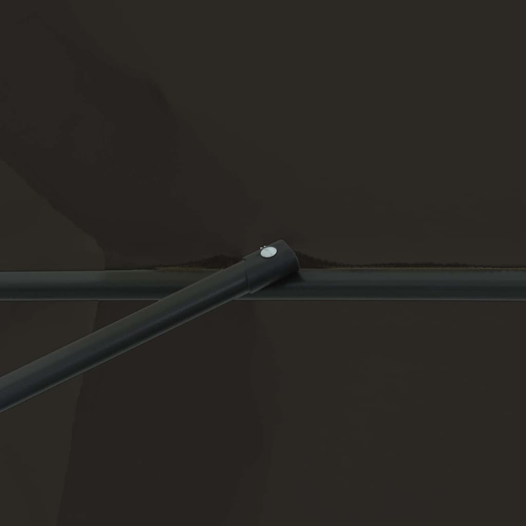 Ombrello da giardino Nero 395 x 395 x 245 cm 42003642