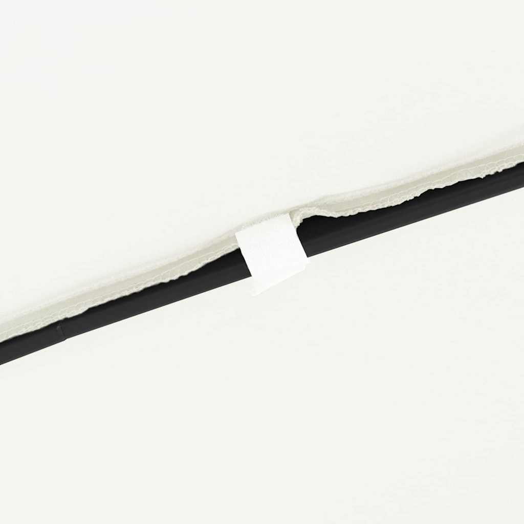 Ombrellone quadrato per giardino  295x245 cm bianco sabbia 42003652