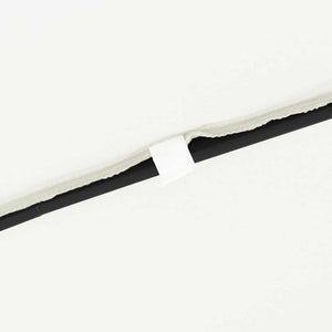 Ombrellone quadrato per giardino  295x245 cm bianco sabbia 42003652