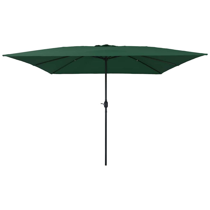 Ombrello da giardino Verde e Nero 295 x 295 x 245 cm 42003653