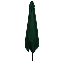 Ombrello da giardino Verde e Nero 295 x 295 x 245 cm 42003653