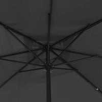 Ombrello Quadrato da Giardino  295 x 245 cm Antracite 42003654