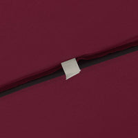 Ombrello da giardino Rosso e Nero 295 x 295 x 245 cm 42003656