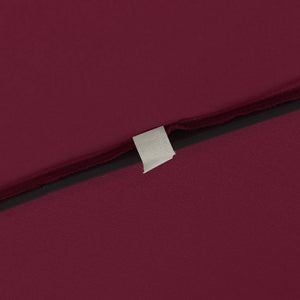 Ombrello da giardino Rosso e Nero 295 x 295 x 245 cm 42003656