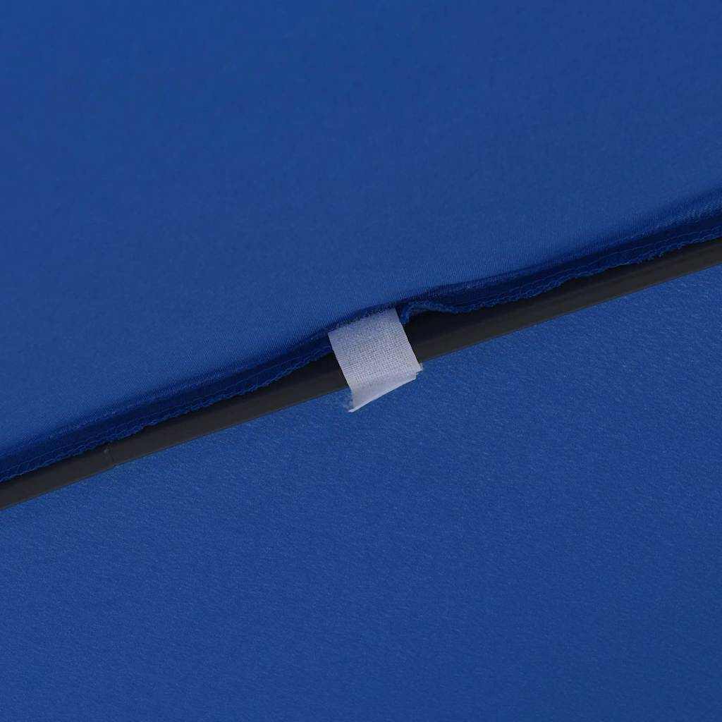 Ombrello da giardino Blu e Nero 295 x 295 x 245 cm 42003659