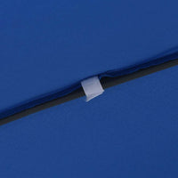 Ombrello da giardino Blu e Nero 295 x 295 x 245 cm 42003659