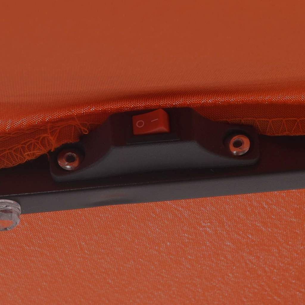 Ombrello da giardino Rosso e Nero 295 x 295 x 245 cm 42003665