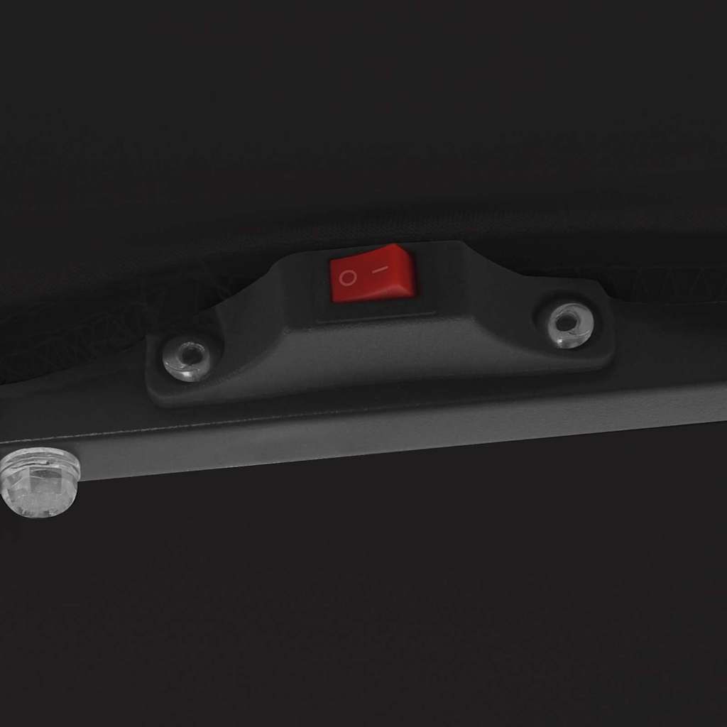 Ombrello da giardino Nero 295 x 295 x 245 cm 42003666