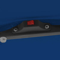 Ombrello da giardino Blu e Nero 295 x 295 x 245 cm 42003667