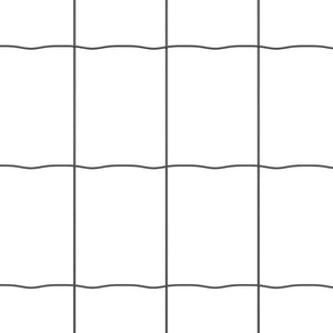Recinzione Euro Grigio 1.5 x 10 m Ferro rivestito in PVC 42004504