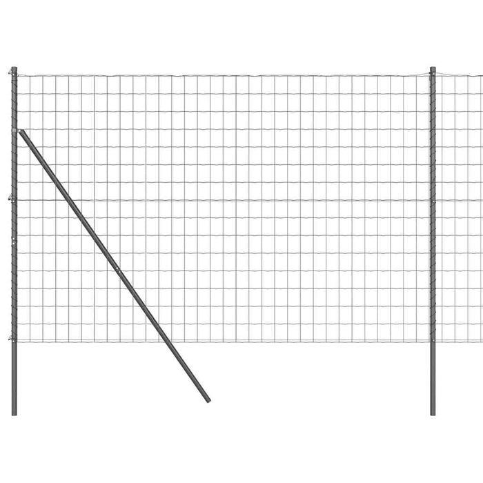 Recinzione Euro Grigio 1.5 x 10 m Ferro rivestito in PVC 42004504