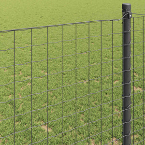 Recinzione Euro Grigio 1 x 25 m Ferro rivestito in PVC 42004517