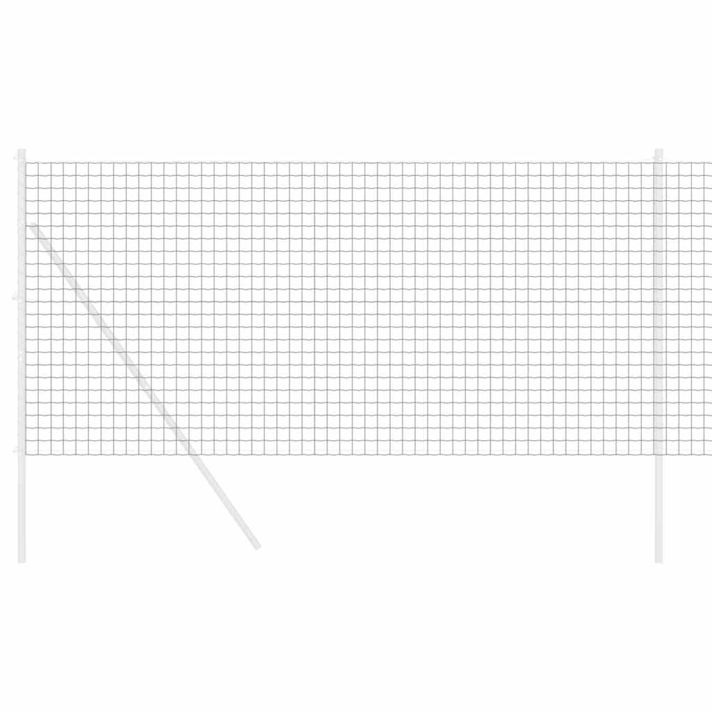 Recinzione Euro Grigio 1 x 25 m Ferro rivestito in PVC 42004517