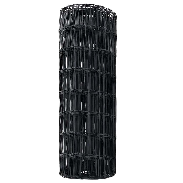 Recinzione Euro Grigio 0.4 x 10 m Ferro rivestito in PVC 42004594