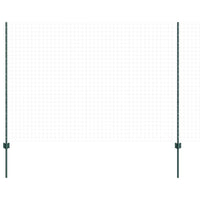 Pali per Recinzione 22 pcs Verde 200 cm Acciaio 3335924