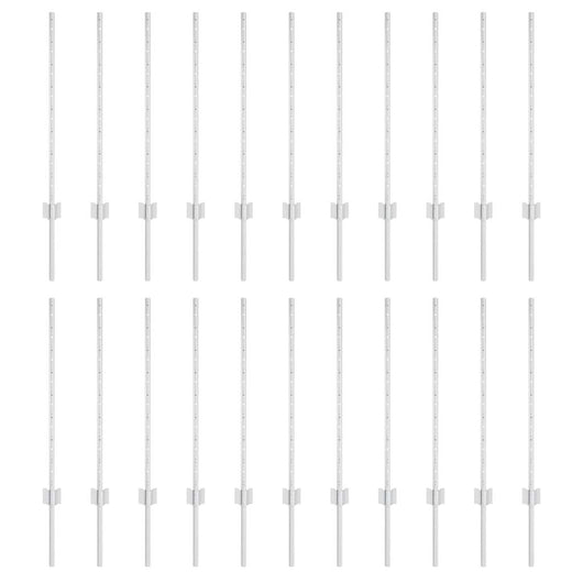 Pali per Recinzione 22 pcs Argento 120 cm Acciaio 3335952
