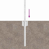 Pali per Recinzione 22 pcs Argento 120 cm Acciaio 3335952