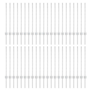 Pali per Recinzione 44 pcs Argento 120 cm Acciaio 3335953