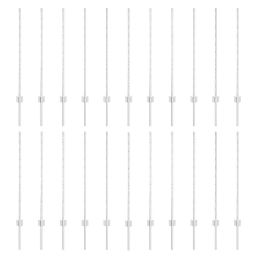 Pali per Recinzione 44 pcs Argento 140 cm Acciaio 3335954