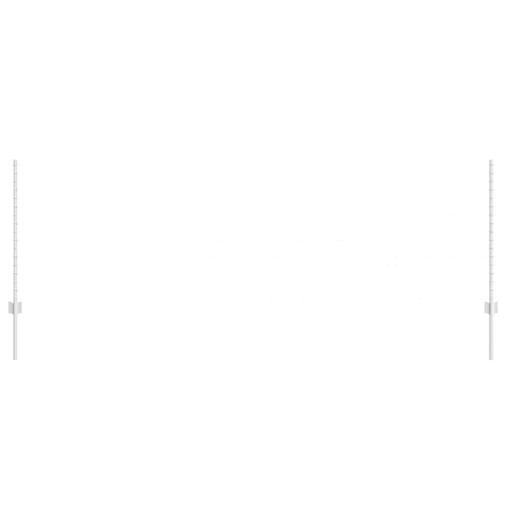 Pali per Recinzione 44 pcs Argento 140 cm Acciaio 3335954