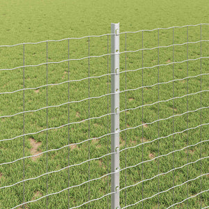 Pali per Recinzione 88 pcs Argento 140 cm Acciaio 3335955