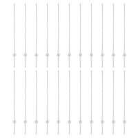 Pali per Recinzione 44 pcs Argento 160 cm Acciaio 3335956