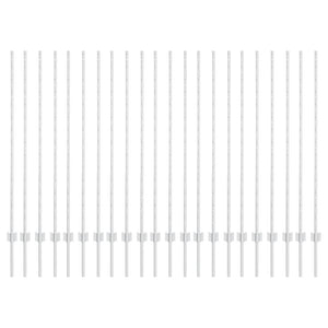 Pali per Recinzione 44 pcs Argento 180 cm Acciaio 3335958