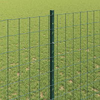 Recinzione con pali. Verde 1.4 x 10 m Acciaio 3335977