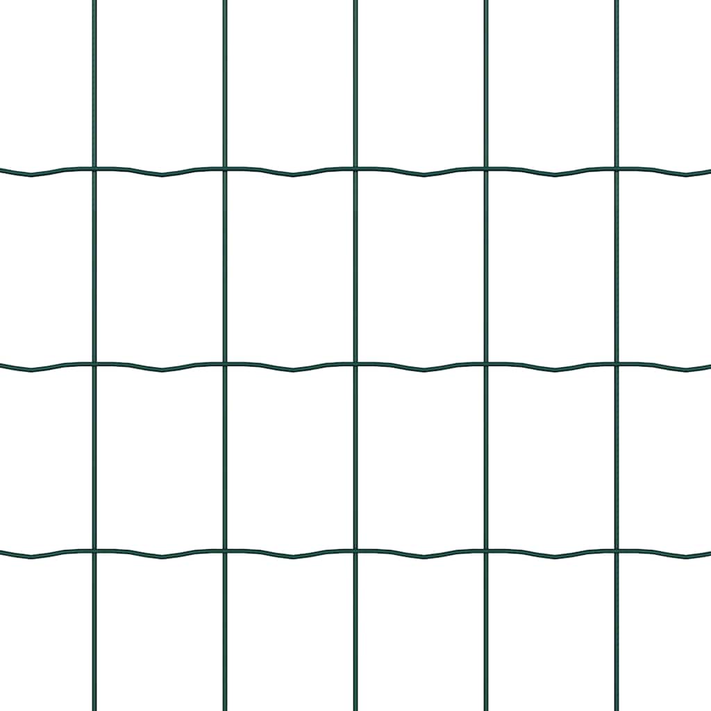 Recinzione con pali. Verde 0.4 x 10 m Acciaio 3335980