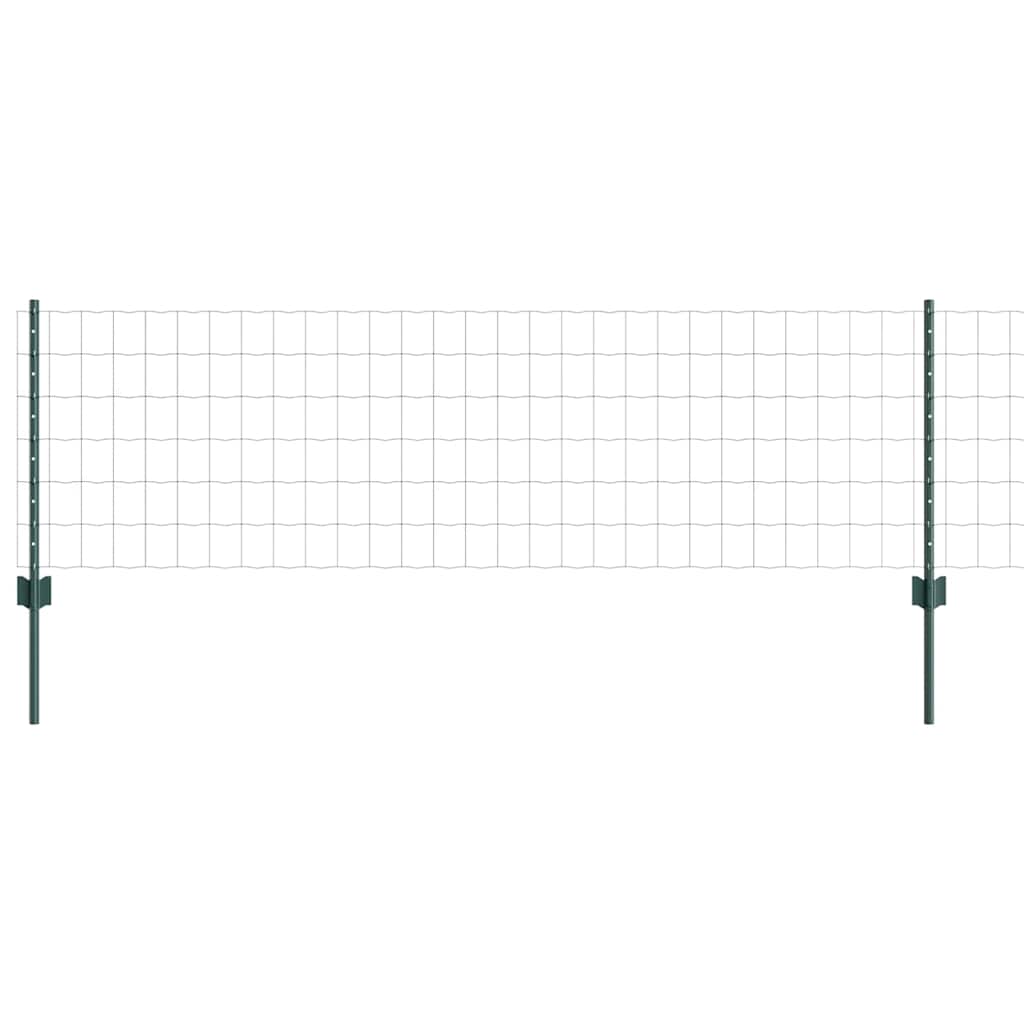 Recinzione con pali. Verde 0.6 x 10 m Acciaio 3335989