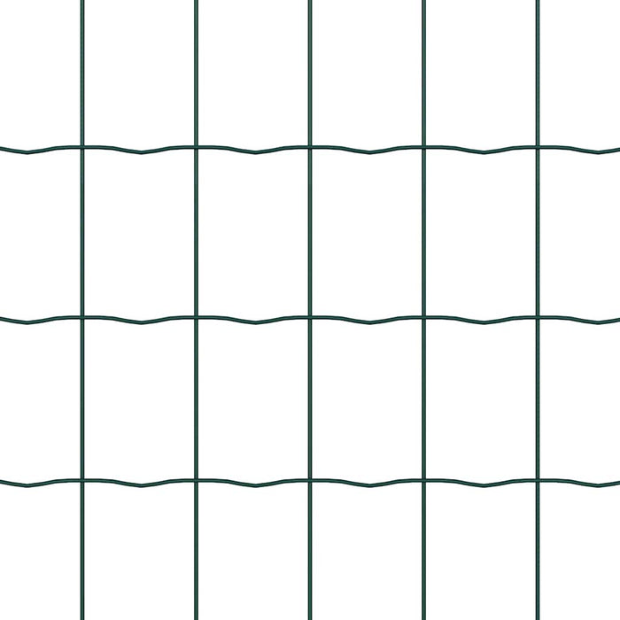 Recinzione con pali. Verde 0.8 x 10 m Acciaio 3335990